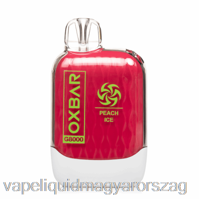 Oxbar G8000 Eldobható Barack Jég Vape Folyadék